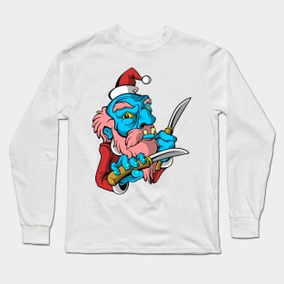 OLD CRAZY SANTA Long Sleeve T-Shirt